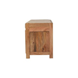 Shutter Oak-ish Shoe Bench - Artisan Furniture - Flyclothing LLC