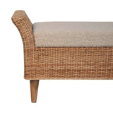 Riviera Woven Bench - Artisan Furniture - Flyclothing LLC
