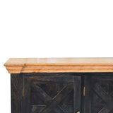 Regal Ash Black Rustic Sideboard - Artisan Furniture - Flyclothing LLC