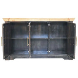 Regal Ash Black Rustic Sideboard - Artisan Furniture - Flyclothing LLC