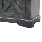 Regal Ash Black Rustic Sideboard - Artisan Furniture - Flyclothing LLC