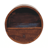 Artisan Furniture Floating Circle Chestnut Bedside - Artisan Furniture - Flyclothing LLC