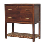 Artisan Furniture Regency Woven 2-Drawer Nightstand - Artisan Furniture - Flyclothing LLC