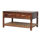 Artisan Furniture Regency Woven Console Table with 2 drawers - Artisan Furniture - Flyclothing LLC