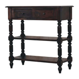Artisan Furniture Turned legs Cherry Side Table - Artisan Furniture - Flyclothing LLC