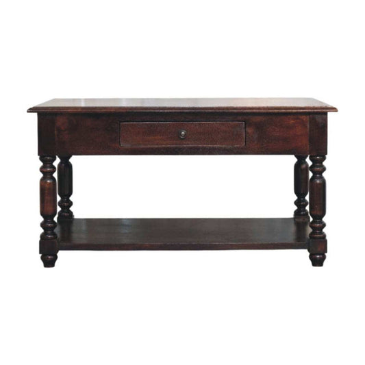 Artisan Furniture Turned Legs Cherry Console Table - Artisan Furniture - Flyclothing LLC
