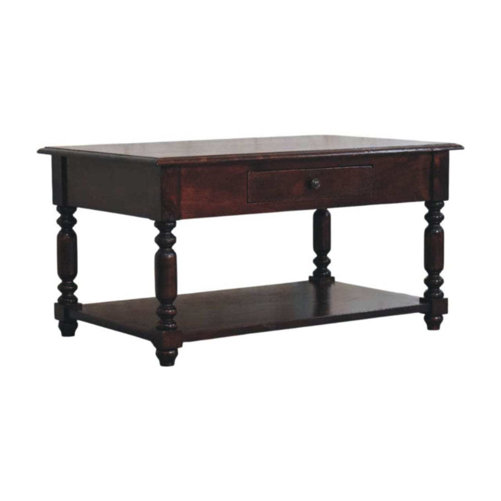 Artisan Furniture Turned Legs Cherry Console Table - Artisan Furniture - Flyclothing LLC