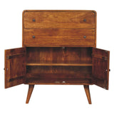 Artisan Furniture Curved Nordic Charm Cabinet - Artisan Furniture - Flyclothing LLC