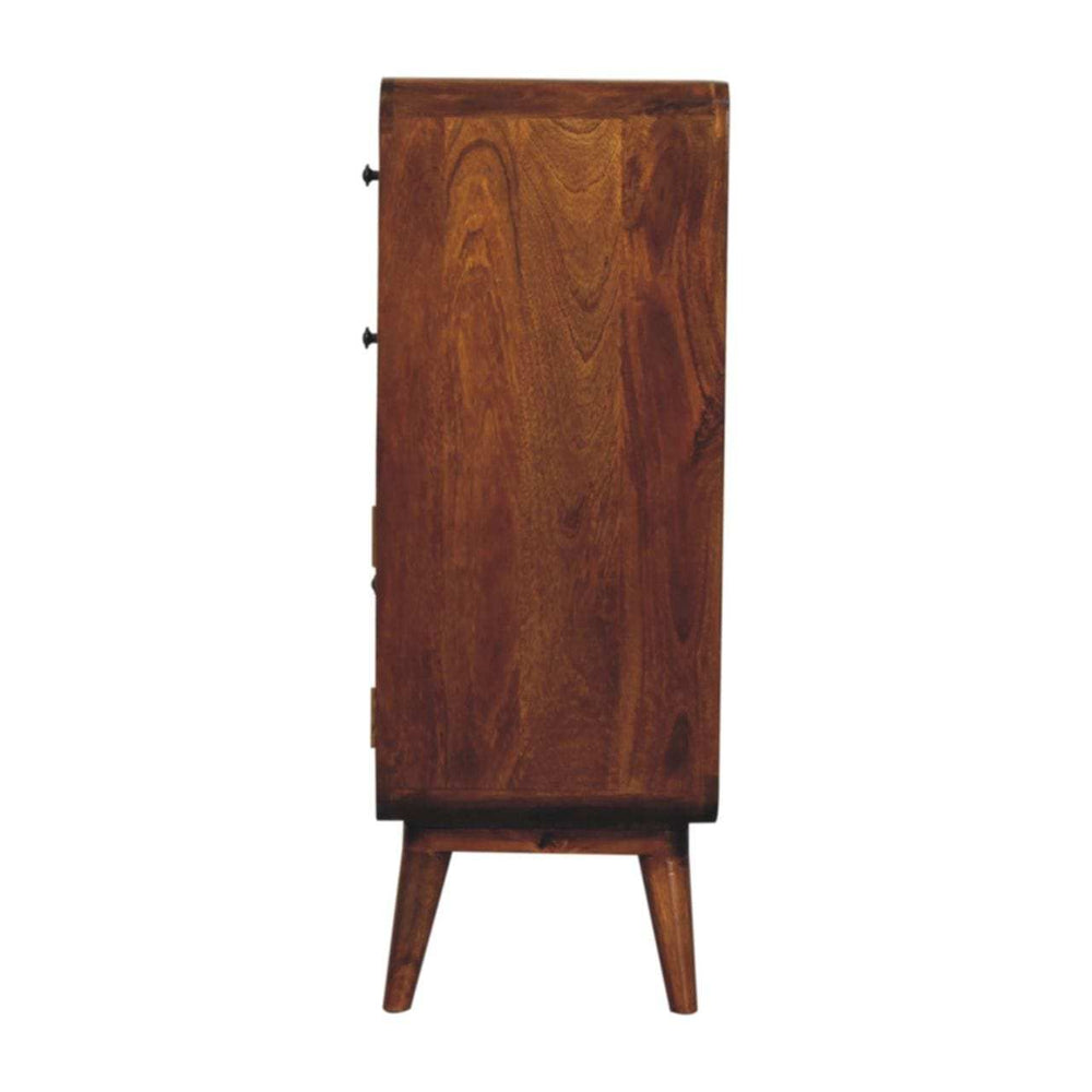 Artisan Furniture Curved Nordic Charm Cabinet - Artisan Furniture - Flyclothing LLC