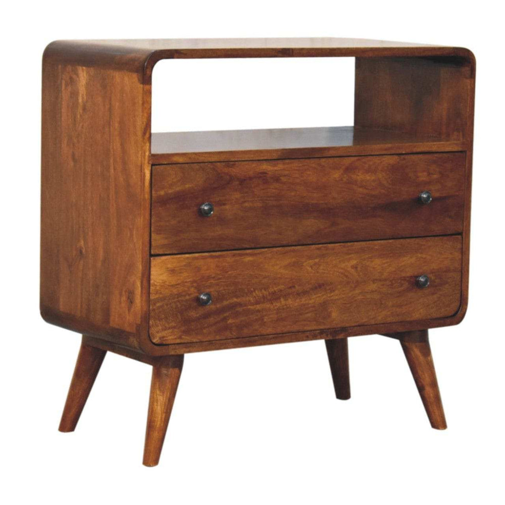 Artisan Furniture Curved Nordic Charm Console - Artisan Furniture - Flyclothing LLC
