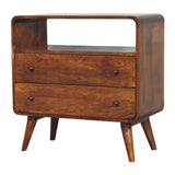 Artisan Furniture Curved Nordic Charm Console - Artisan Furniture - Flyclothing LLC