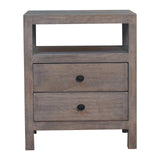 Artisan Furniture Acid Wash 2 Drawer Open Bedside - Artisan Furniture - Flyclothing LLC