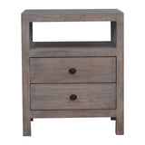 Artisan Furniture Acid Wash 2 Drawer Open Bedside - Artisan Furniture - Flyclothing LLC