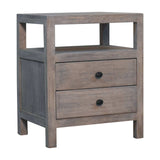 Artisan Furniture Acid Wash 2 Drawer Open Bedside - Artisan Furniture - Flyclothing LLC