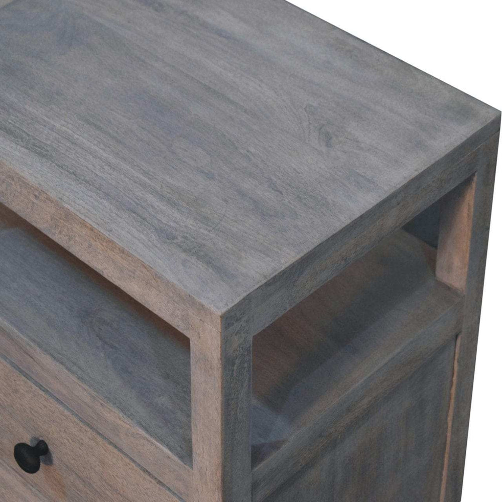Artisan Furniture Acid Wash 2 Drawer Open Bedside - Artisan Furniture - Flyclothing LLC