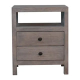 Artisan Furniture Acid Wash 2 Drawer Open Bedside - Artisan Furniture - Flyclothing LLC