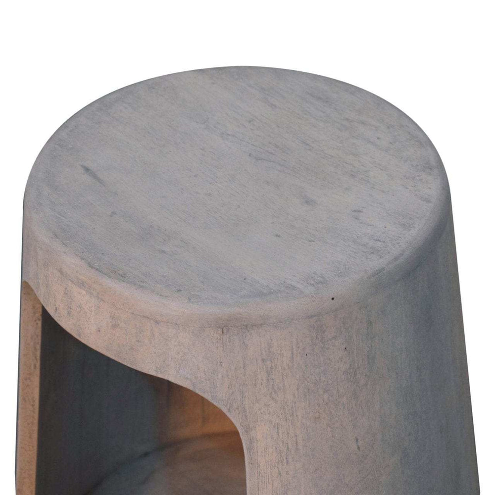 Artisan Furniture Acid Wash Open Side Table - Artisan Furniture - Flyclothing LLC