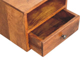 Artisan Furniture Solis 1-Drawer Chestnut Wall Mounted Nightstand - Artisan Furniture - Flyclothing LLC