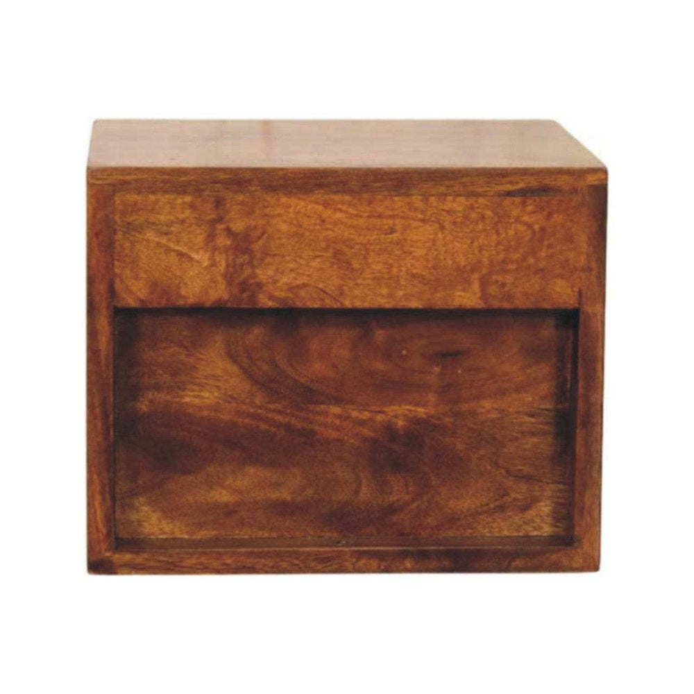 Artisan Furniture Solis 2-Drawer Chestnut Wall Mounted Nightstand - Artisan Furniture - Flyclothing LLC