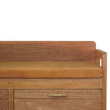Oxford Oak-ish 2 Drawer Storage Bench - Artisan Furniture - Flyclothing LLC