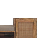 Larissa 2 slot Oak-ish Bench Unit - Artisan Furniture - Flyclothing LLC