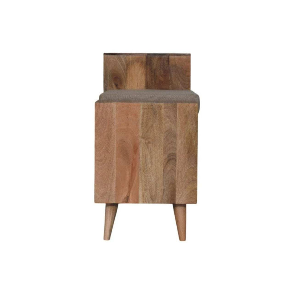 Larissa 2 slot Oak-ish Bench Unit - Artisan Furniture - Flyclothing LLC