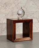 Solis Open California Walnut Side Table - Artisan Furniture - Flyclothing LLC