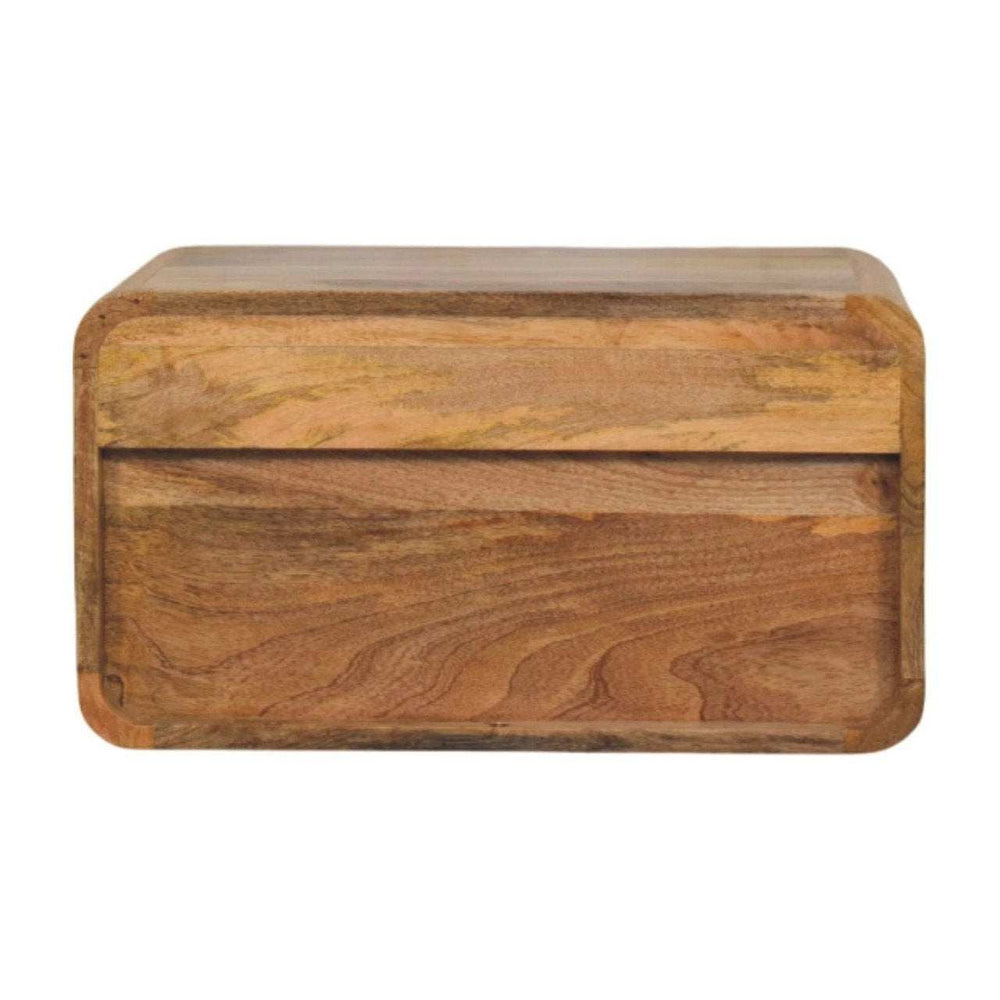 Avora Wall-Mounted Oak-ish Nightstand - Artisan Furniture - Flyclothing LLC