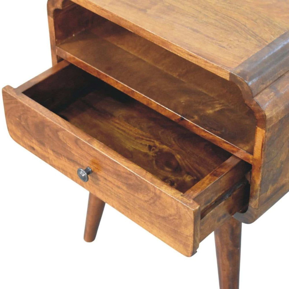Newton Chestnut Nightstand - Artisan Furniture - Flyclothing LLC