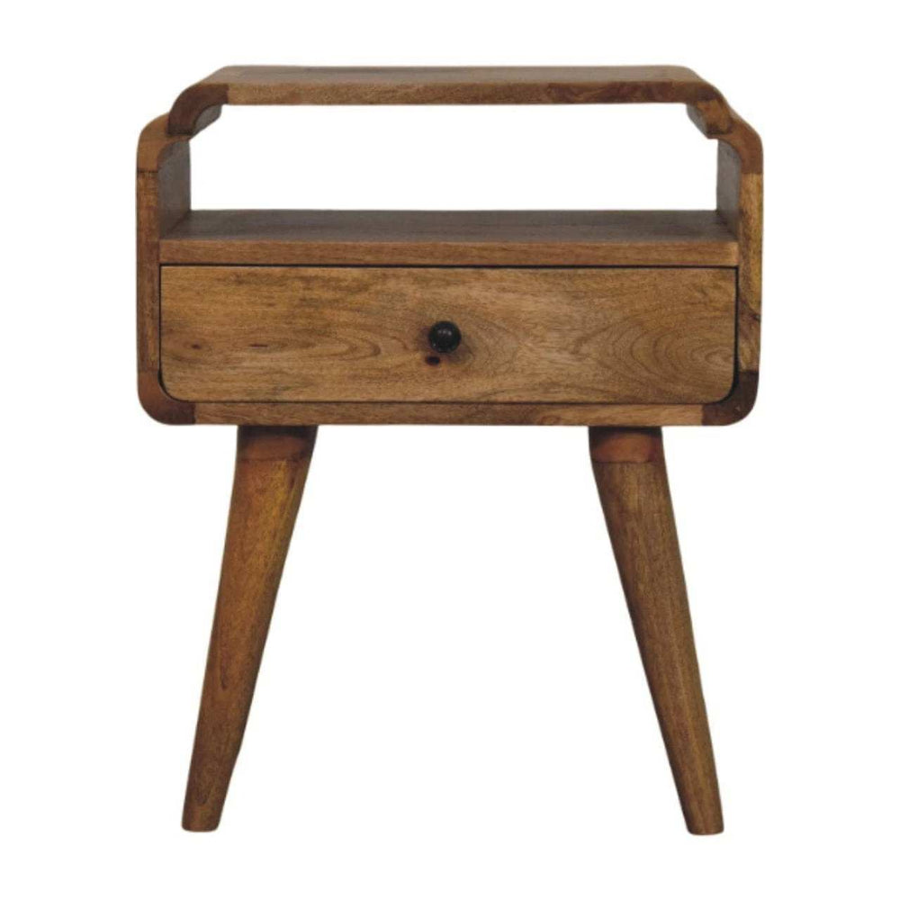 Newton Oak-ish Nightstand - Artisan Furniture - Flyclothing LLC