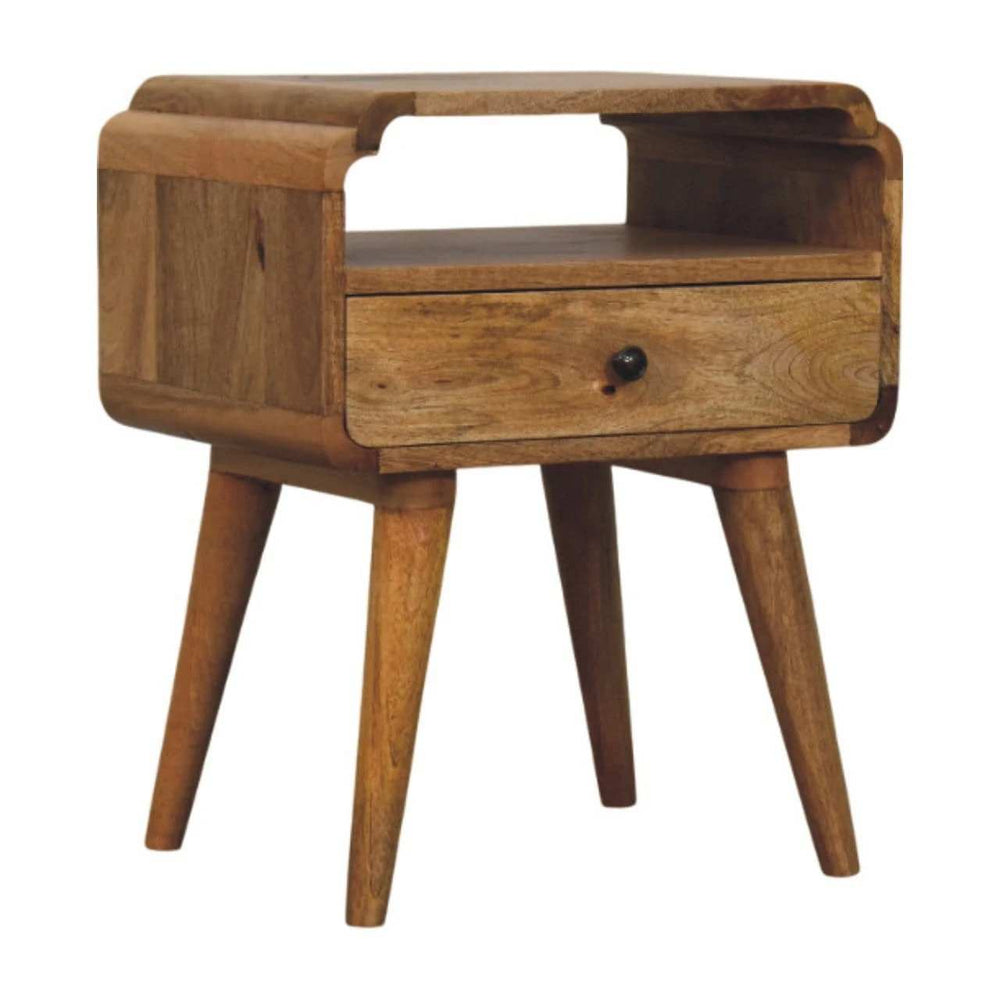 Newton Oak-ish Nightstand - Artisan Furniture - Flyclothing LLC