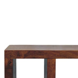 Orion Curved Chestnut Media Unit - Artisan Furniture - Flyclothing LLC