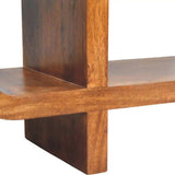 Orion Curved Chestnut Media Unit - Artisan Furniture - Flyclothing LLC