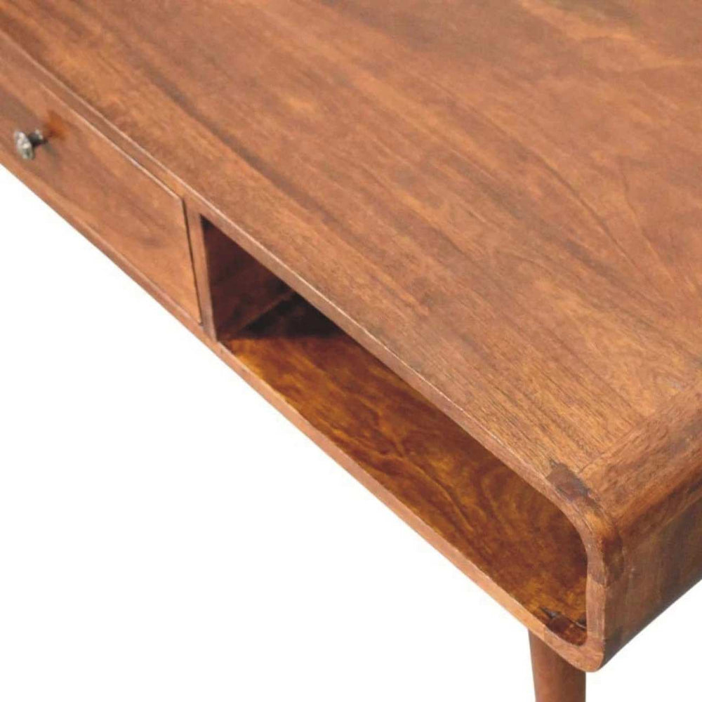 Avora 2 Drawer Chestnut Coffee Table - Artisan Furniture - Flyclothing LLC