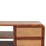 Larissa 4 Drawer Chestnut Media Unit - Artisan Furniture - Flyclothing LLC