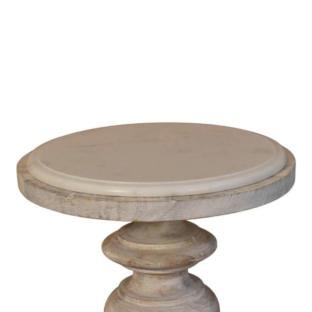 The Bellis Marble Accent Table - Artisan Furniture - Flyclothing LLC