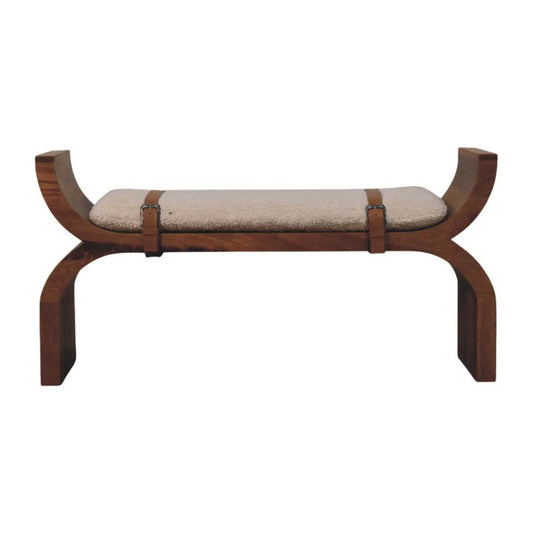 Stirrup Curve Bench - Artisan Furniture - Flyclothing LLC
