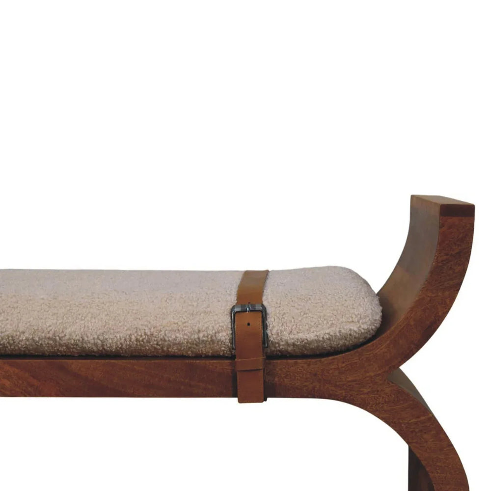Stirrup Curve Bench - Artisan Furniture - Flyclothing LLC