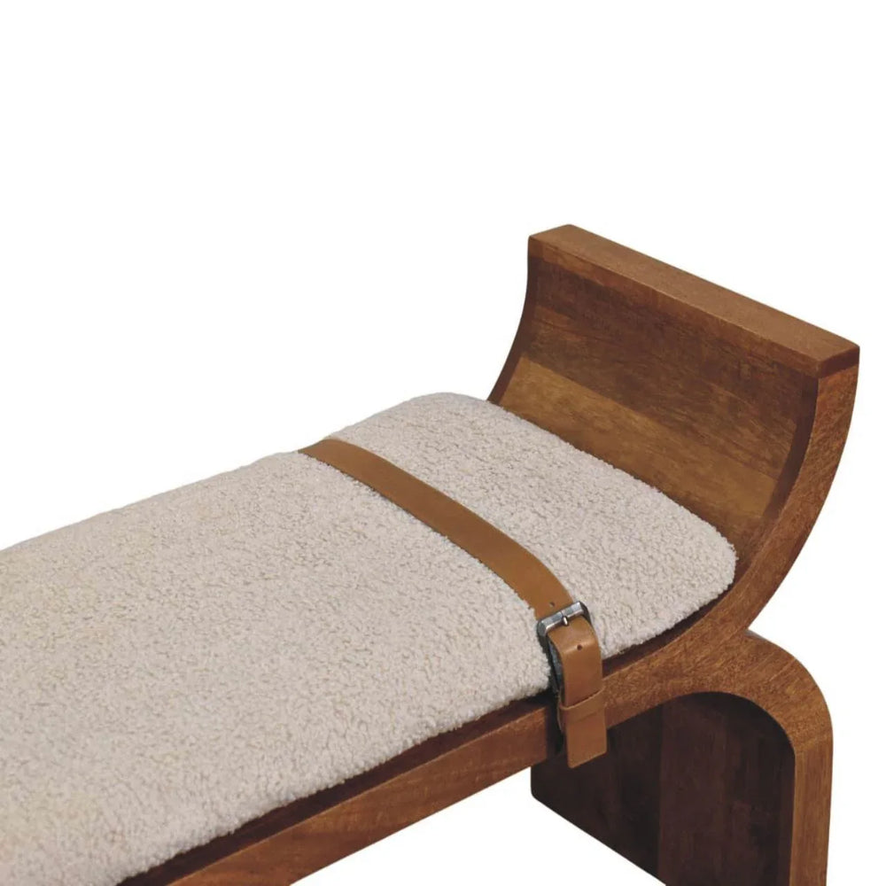 Stirrup Curve Bench - Artisan Furniture - Flyclothing LLC
