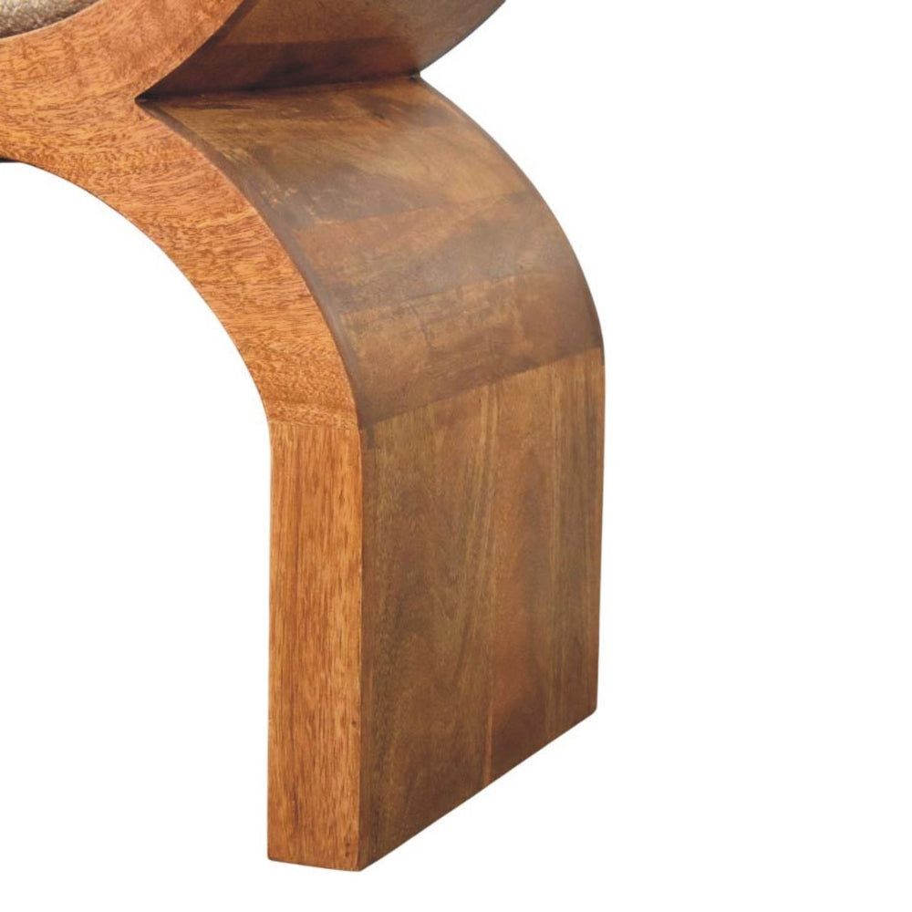 Stirrup Curve Bench