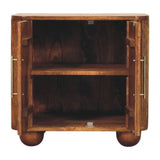 Solis Fluted Mini Sideboard - Artisan Furniture - Flyclothing LLC