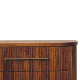 Emerson Ribbed 3-Drawer Chest - Artisan Furniture - Flyclothing LLC