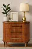 Emerson Ribbed 3-Drawer Chest - Artisan Furniture - Flyclothing LLC