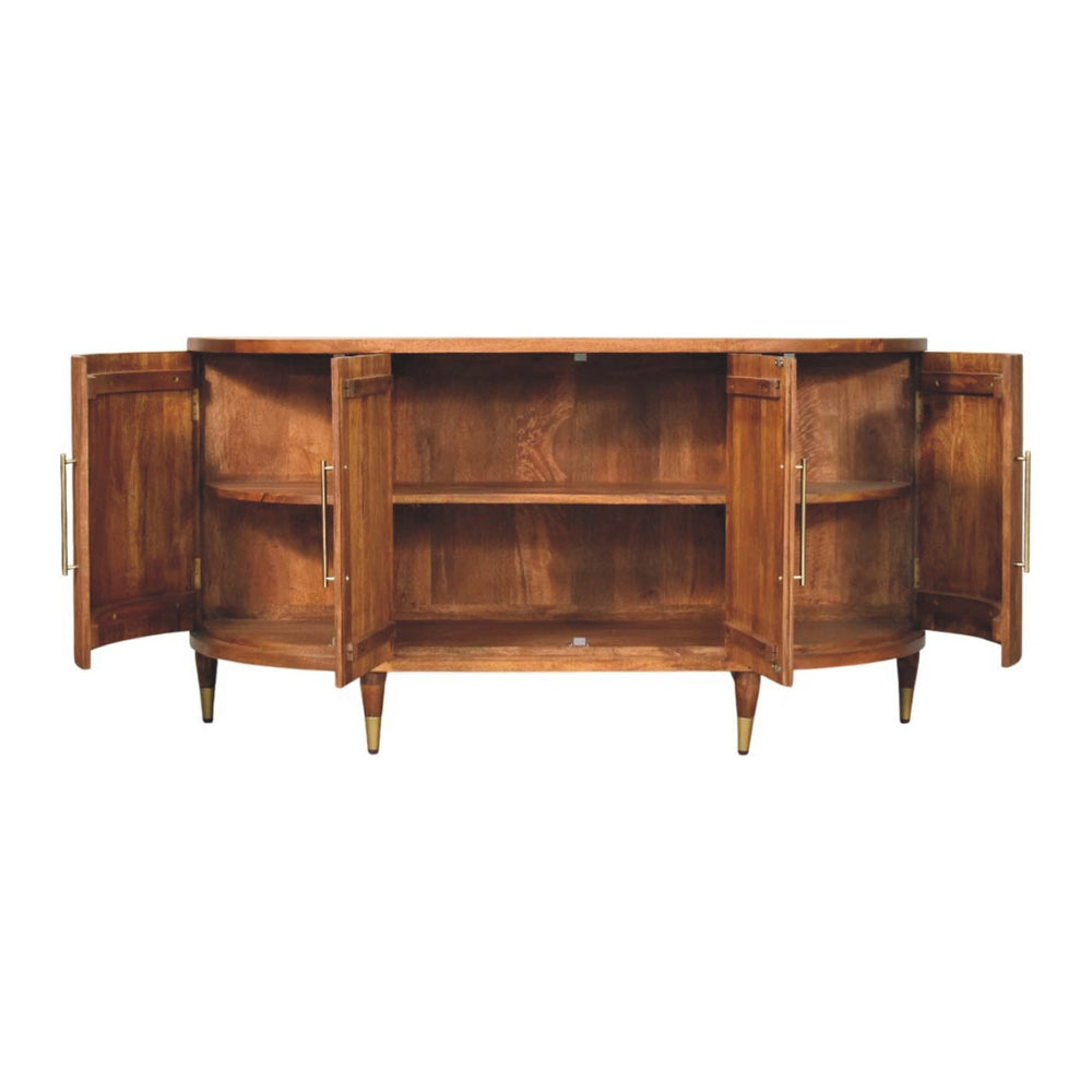 Ravello Curved 4-Door Sideboard