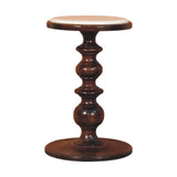 Bellmont Marble-Top Side Table - Artisan Furniture - Flyclothing LLC