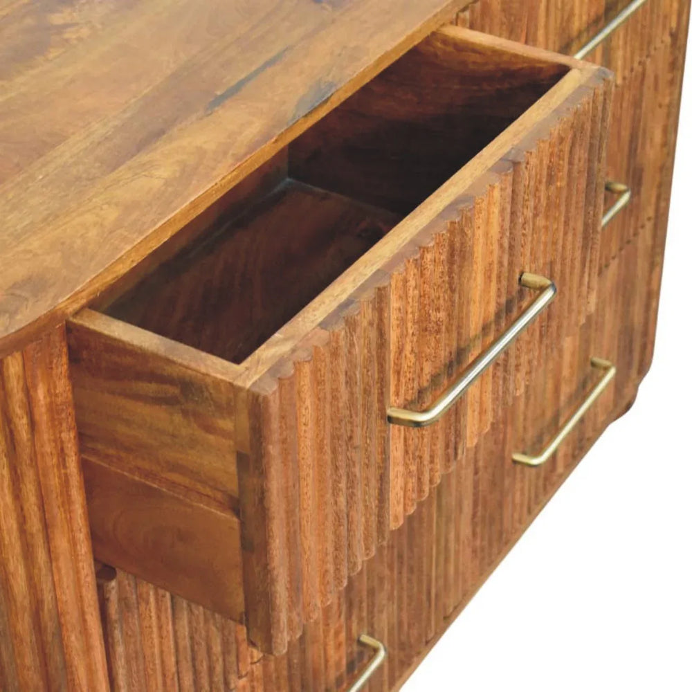 Ridgefront Chest - Amber Oak - Artisan Furniture - Flyclothing LLC