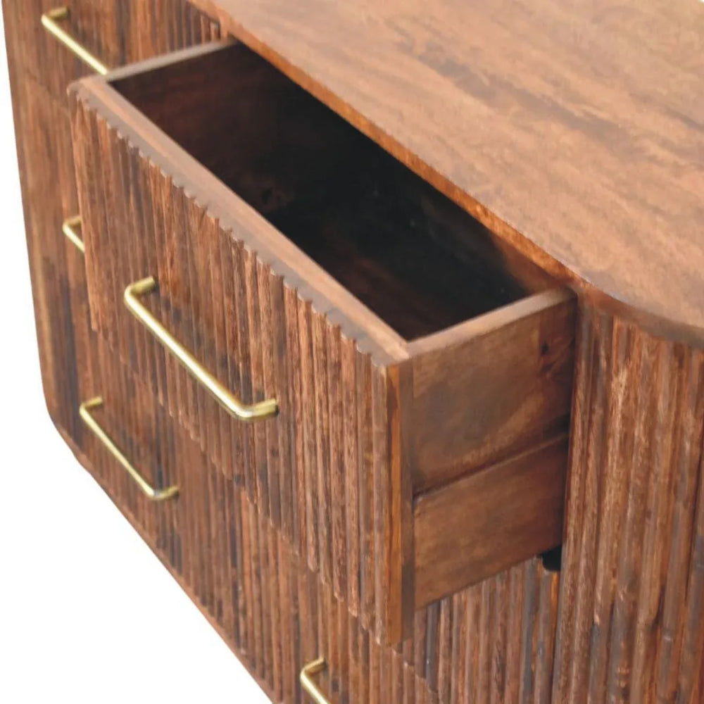 Ridgefront Chest - Roasted Almond - Artisan Furniture - Flyclothing LLC