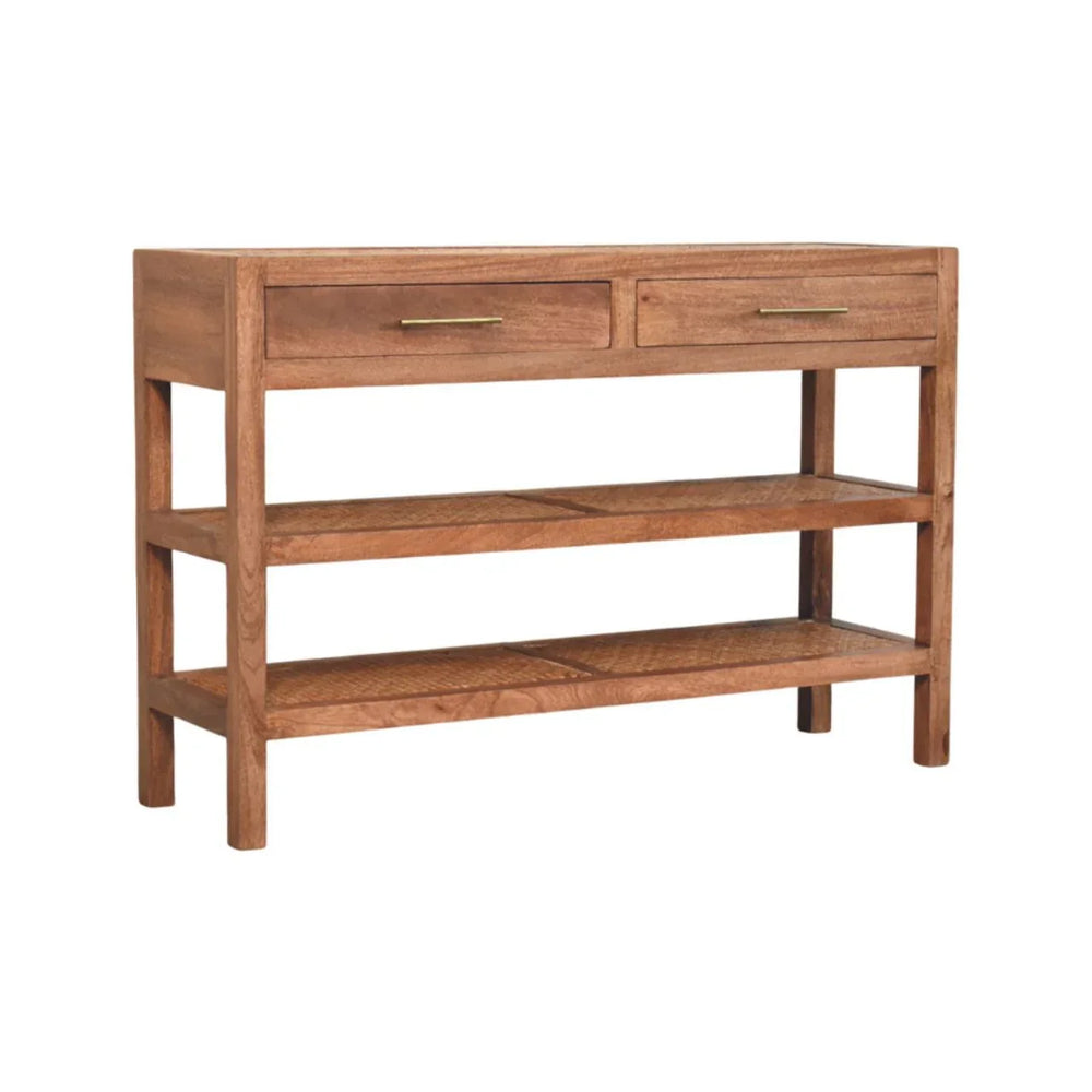 Woven Tier Console - Artisan Furniture - Flyclothing LLC