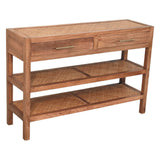 Woven Tier Console - Artisan Furniture - Flyclothing LLC