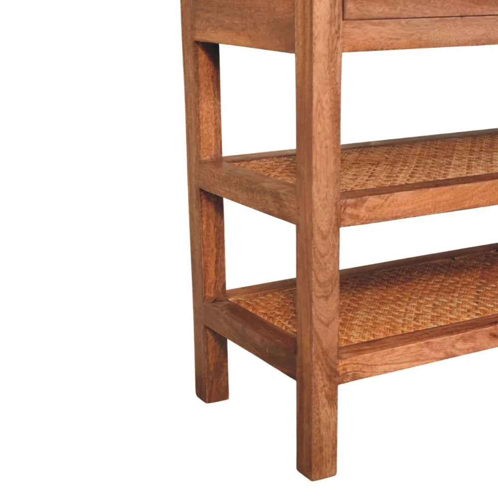 Woven Tier Console - Artisan Furniture - Flyclothing LLC